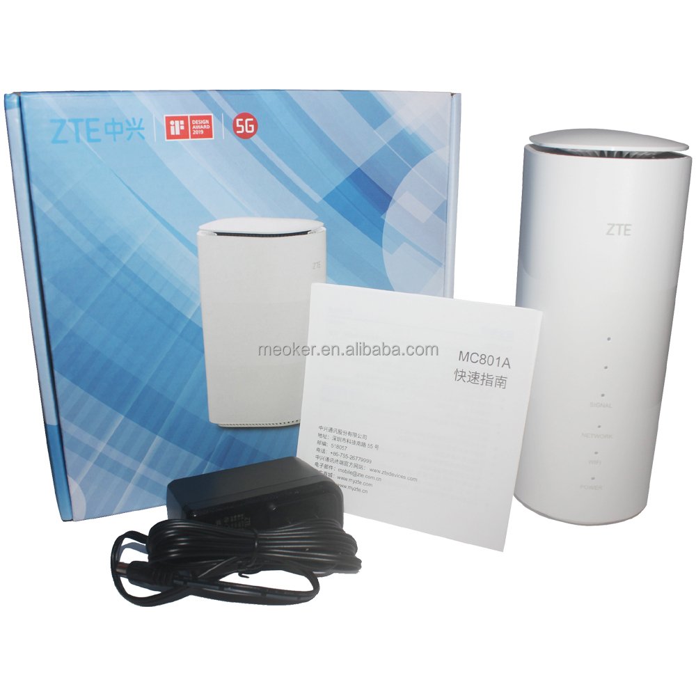 Original CAT22 4.6Gbps ZTE MC801A 5G Sim WiFi Router 3G 4G LTE 5G In Europe, Asia, Middle East, Africa,Latin America